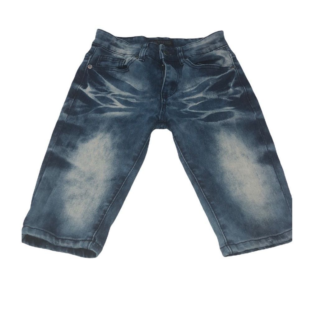 Encrypted Denim Bermuda Shorts Size 8